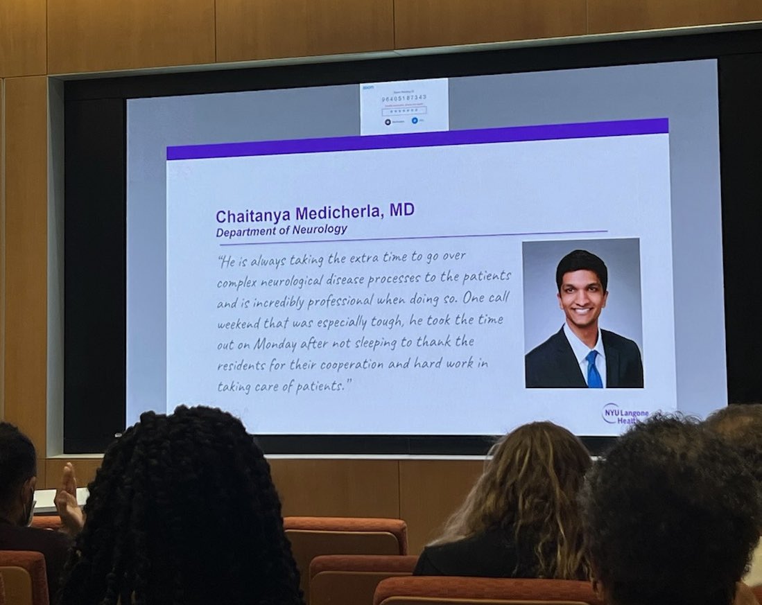 NYU Neurology Residency (@nyuneurologyres) on Twitter photo Another Golden Humanism Honor Society inductee includes our very own resident and stroke fellowship graduate <a href="/ChaiLatteMD/">Chaitanya Medicherla, MD</a> ! Congrats, Chai! We miss you, golden human! Another Golden Humanism Honor Society inductee includes our very own resident and stroke fellowship graduate <a href="/ChaiLatteMD/">Chaitanya Medicherla, MD</a> ! Congrats, Chai! We miss you, golden human!