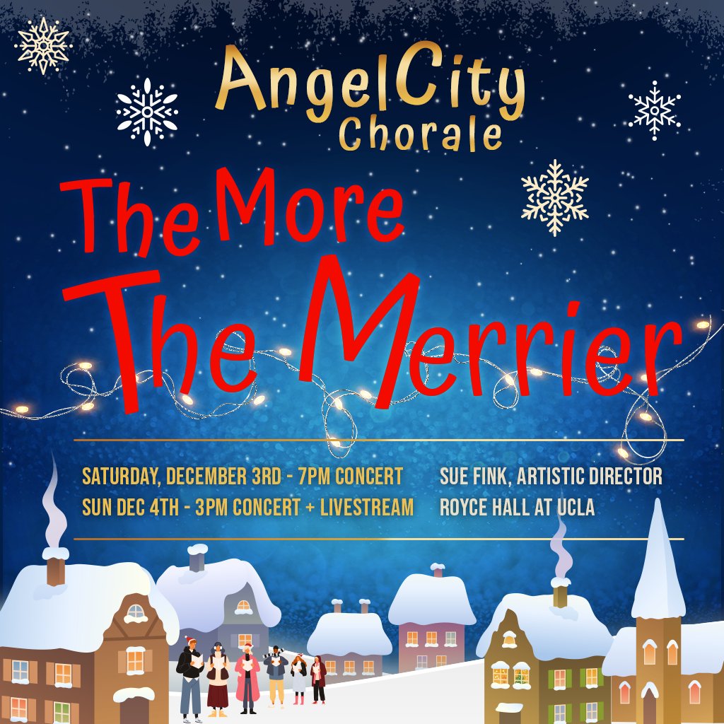 Tickets are officially on sale for #TheMoreTheMerrier! 

Click l8r.it/3B1P to get first access to our holiday concert happening December 3rd and 4th.

Come celebrate MORE 📣cheer📣, MORE 🎶,music🎶, and MORE 🫶togetherness🫶 this season!

#holidays #music #concert