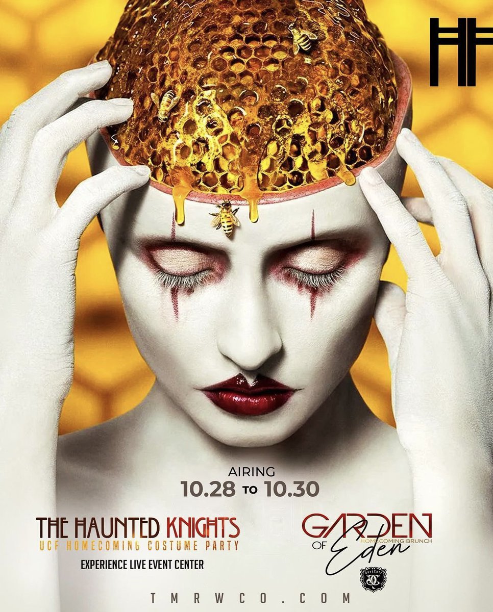 TMRWCO's tweet photo. This Weekend!

Join us Saturday for the livest Halloween party in Orlando, #TheHauntedKnights ! 🎃

Then Sunday, meet us at Dovecote for Garden of Eden Homecoming Brunch! 🍳

Tickets 🎟️ 
https://t.co/iRZBjJIoX4 https://t.co/vR6c1fFQYp