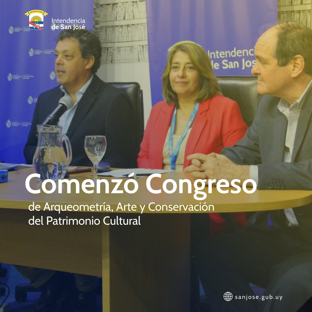 sanjosegobierno's tweet photo. COMENZÓ CONGRESO DE ARQUEOMETRÍA, ARTE Y CONSERVACIÓN DEL PATRIMONIO CULTURAL
Se realizó este martes la ceremonia inaugural del Congreso Latinoamericano de Arqueometría, Arte y Conservación del Patrimonio Cultural.
Más información en https://t.co/2xQ43Tmfdu https://t.co/8bYa0BPX44