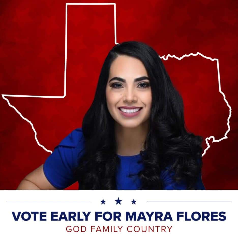 Early Voting in Harlingen from 9-7pm all this week. SAT & SUN 10-5pm & all next week Mon-Fri 8-8pm. Check your location.
@MayraFlores2022 
#LeadRight
#LoneStarHerd
#RNC
#TexasVictory