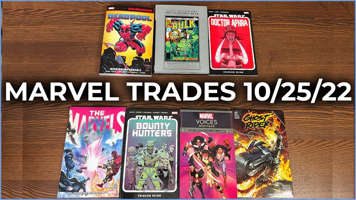 Happy Trade Paperback Tuesday, Minties! @Marvel has a lot of great books coming out this week and you know the best place to see them all is RIGHT HERE! Omar gives the scoop on the TPBs in this video along with a Marvel Masterworks for good measure! bit.ly/3DaStqV