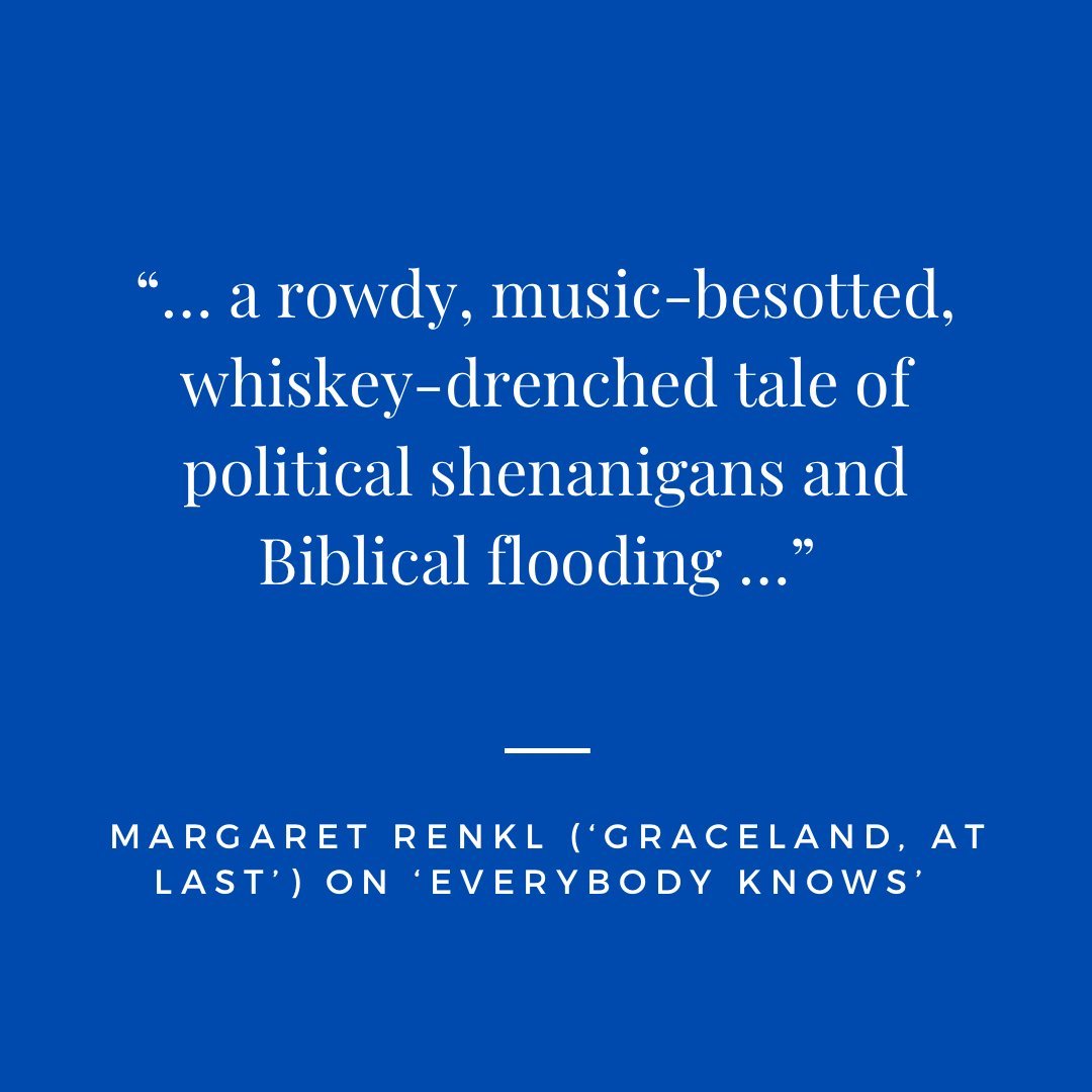 damnshortstory's tweet photo. @margaretrenkl, whose books I love, has some kind words for EVERYBODY KNOWS, available on preorder now from @JacklegPress.   https://t.co/bpNUFvJApO #everybodyknowsnovel #jacklegpress #southernfiction #dystopianfiction #speculativefiction #memphis #margaretrenkl https://t.co/IblxzaXDAx