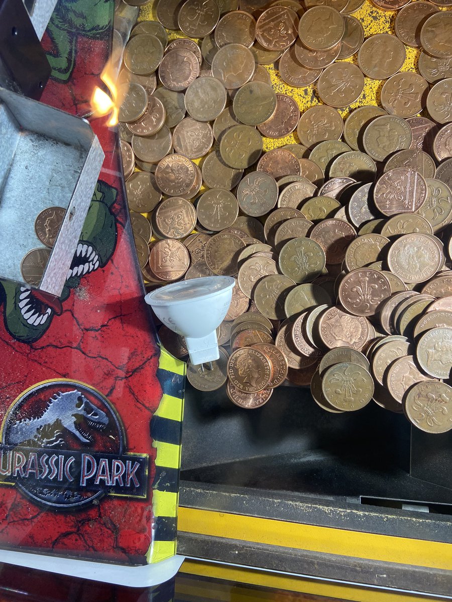 At the amusements in Blackpool. Cost of living crisis has gone too far.