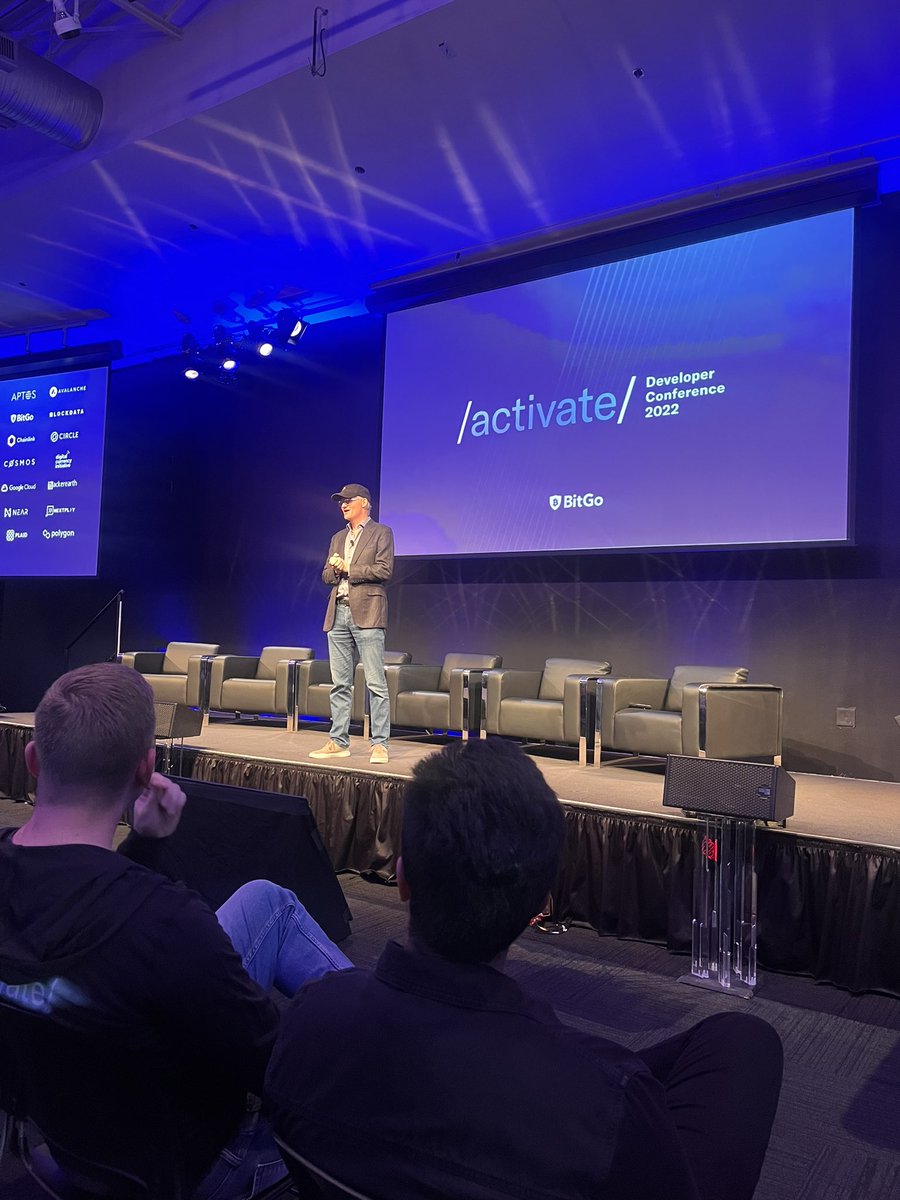 BaylorMyers's tweet photo. #ActivateDevCon begins! @mikebelshe kicks off @BitGo’s inaugural developer conference @ComputerHistory. https://t.co/rE653jqlPX