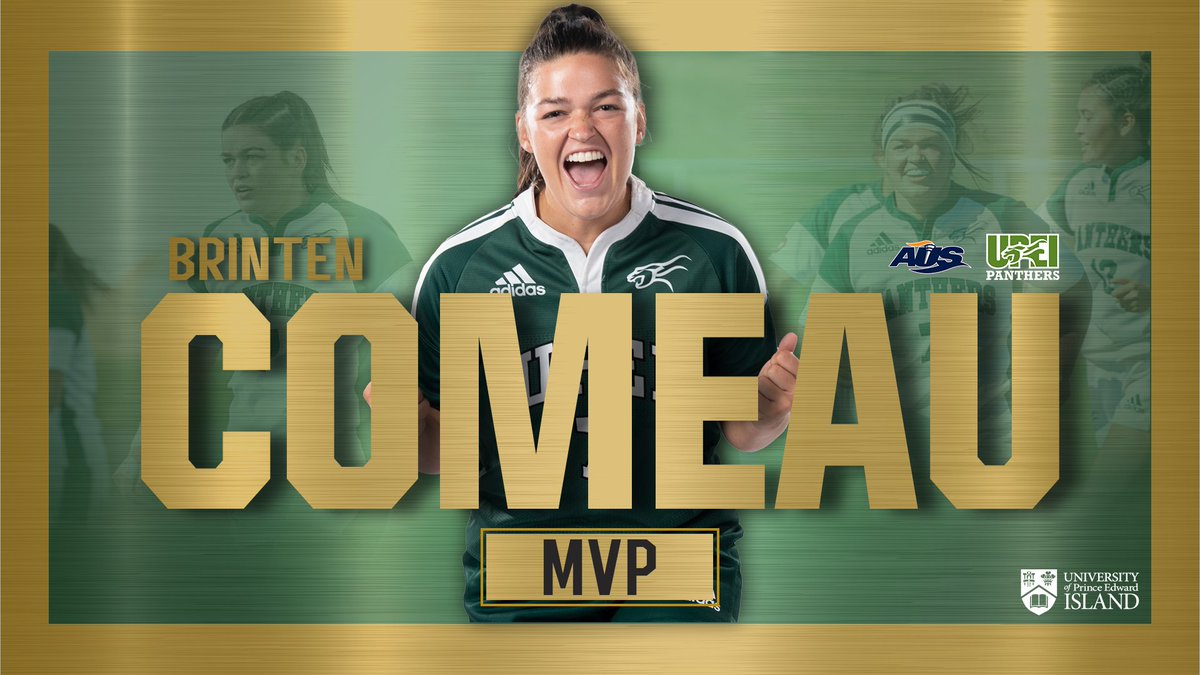 UPEI Panthers (@upeipanthers) on Twitter photo 🗣MVP! 🗣MVP! 🗣MVP!
The best player in the <a href="/AUS_SUA/">Atlantic University Sport</a> is a Panther!
Congratulations, BRINTEN COMEAU!👏
#GoPanthersGo | #Rugby | #MVP 🗣MVP! 🗣MVP! 🗣MVP!
The best player in the <a href="/AUS_SUA/">Atlantic University Sport</a> is a Panther!
Congratulations, BRINTEN COMEAU!👏
#GoPanthersGo | #Rugby | #MVP