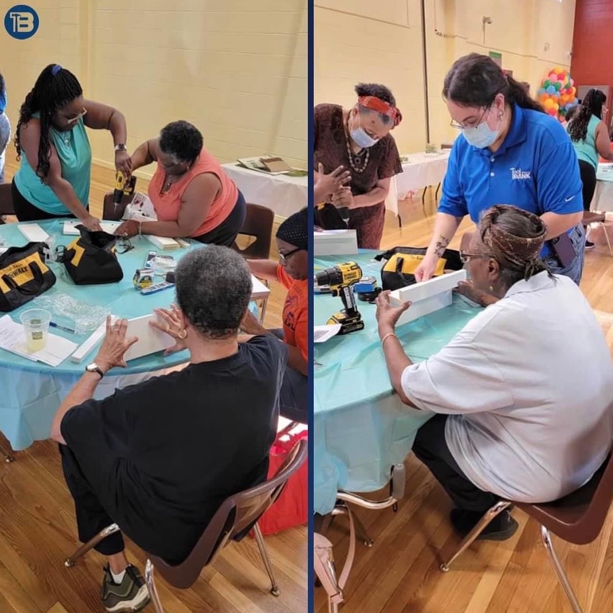 We recently built key racks with <a href="/FrostBank/">Frost Bank</a> at their Home Improvement Expo. Check out a few photos from the event! #HoustonToolBank