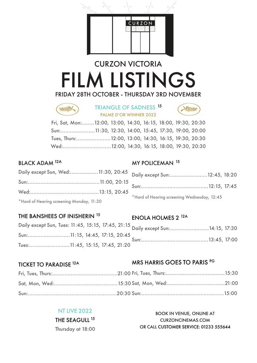 CurzonVictoria's tweet image. "I command you - enjoy the moment!"

It's finally here, the moment we've all been waiting for. The most talked about film of the year - Ruben Östlund's outrageous satire 'Triangle of Sadness' - opens this week at Curzon Victoria. 

Book your tickets online or in site now.