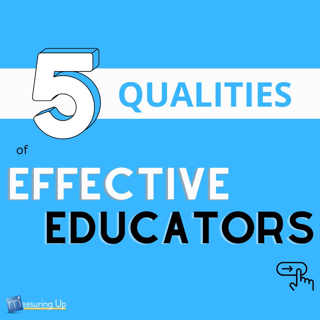 MeasuringUp_ME's tweet photo. Every educators strives to be their best. Swipe through our top 5 qualities of an effective educator! Learn more  https://t.co/qTaA5FamOV
#effectiveeducator #Educationmatters #practicemakesachievements #practicemakesachievements #educationalresources 
#educationusa https://t.co/uT0eu4nkpq