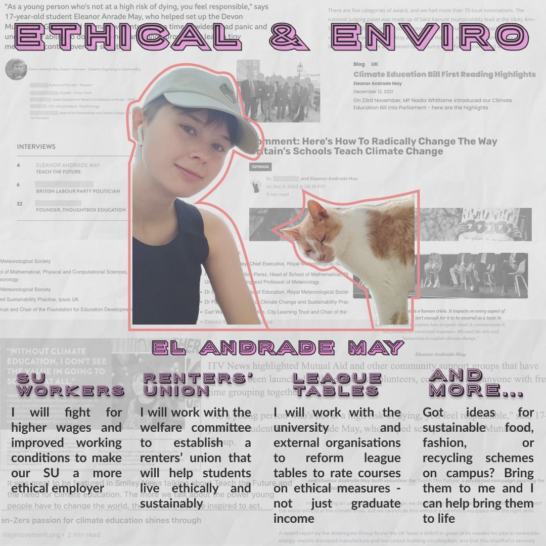 Vote for candidates that support renters unions in SU elections ✊