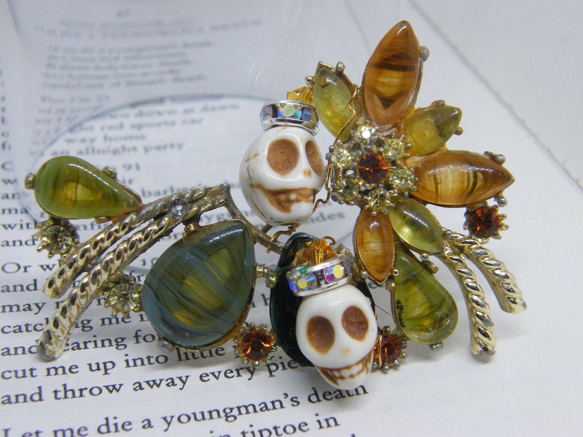 Droollery's tweet photo. Our re-imagined jewellery is full of surprise and intrigue. Check our Etsy shop for more views and info. https://t.co/dgP3ts1fsV https://t.co/W3lY9sOHBq