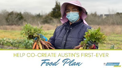 Help Austin’s Office of #Sustainability design Austin/Travis County’s first food plan! Complete the form to share how you’d like to be involved. Form is open until Nov. 4! bit.ly/FoodPlanForm