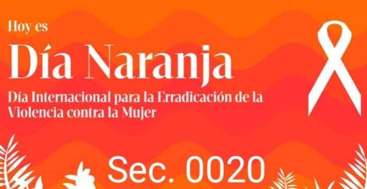sec20Matutino's tweet photo. 🧡 Hoy es Día Naranja 🧡
La Sec. Ofic. No0020 "Niños Héroes" Matutino a favor de la No violencia contra la mujer 🧡

#sec0020matutino 📚📖

@Paty_Ch28 
@SEB_Edomex https://t.co/3lrvrmzgrW