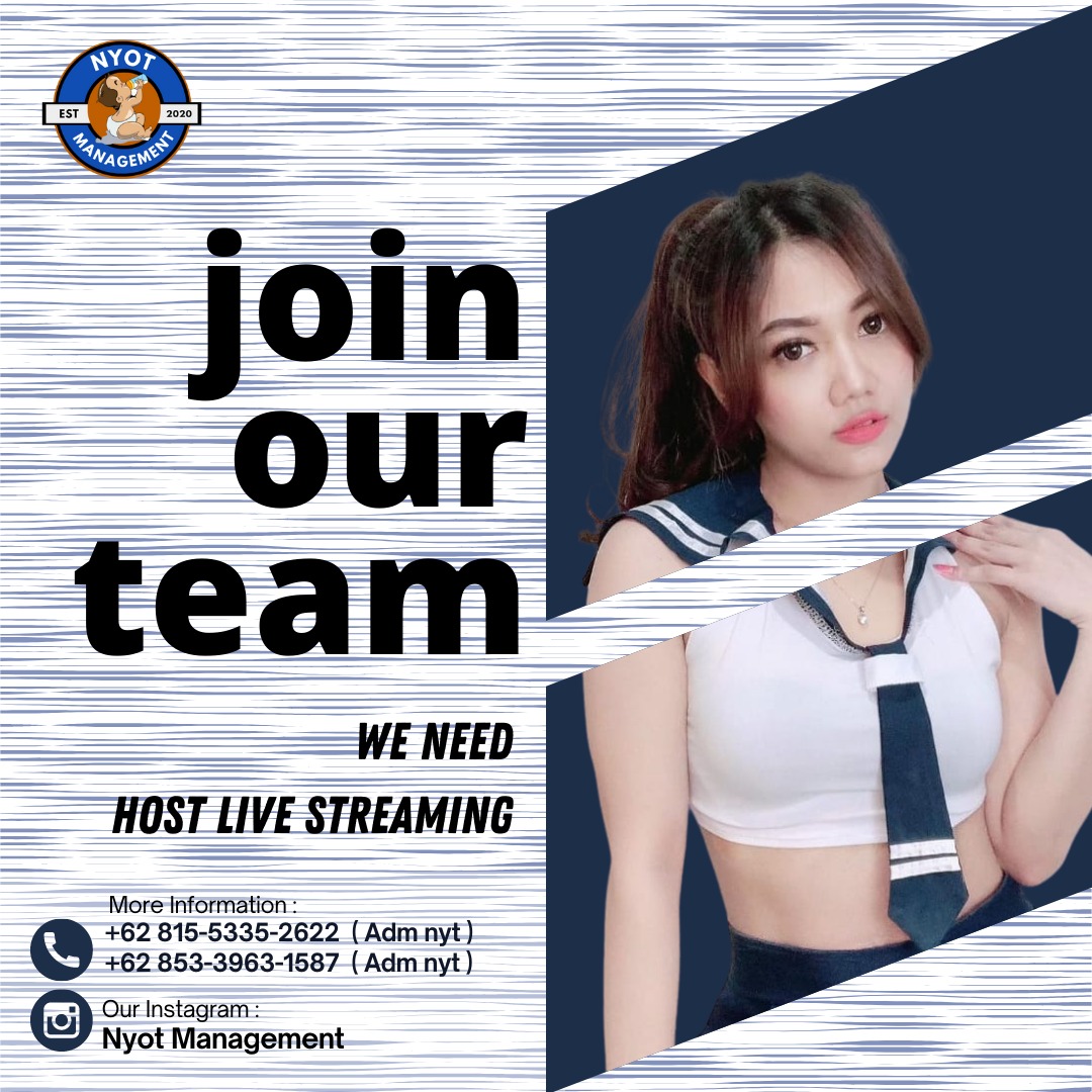 NyotManagement's tweet photo. WERE ARE HIRING! for host Mango Live, come join us https://t.co/XglOxrpBsb
•
#mangolive #livestreaming #workfromhome #viral #cuan https://t.co/yWD91odGE5
