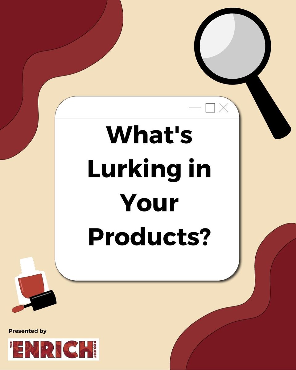 CAPE_ACME's tweet photo. Do you know whatโs lurking in your personal care and beauty products? #EnrichProject #AMakewayProject #ProductLabelling #ToxicProducts #EnvironmentalJustice #BeautyProducts https://t.co/ylkhb4Hc6R