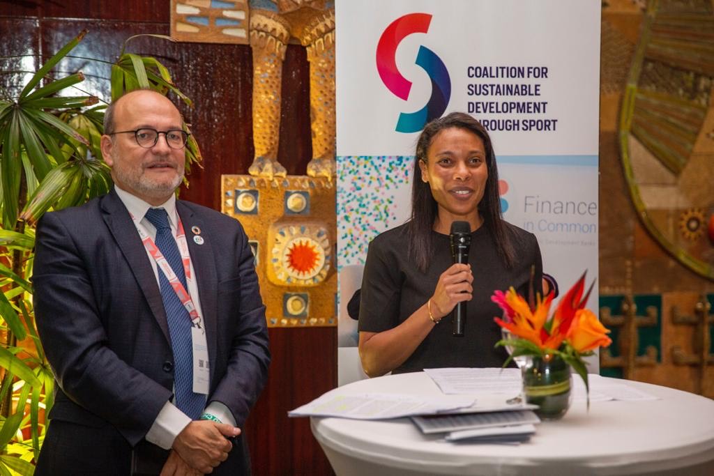 Coalition - Sustainable Development through Sport (@coalition_sport) on Twitter photo Last week, the contribution of sport to SDGs and key initiatives led by the Coalition were a topic of discussion at the 3rd edition of the <a href="/FinanceInCommon/">Finance in Common</a> Summit (FiCS), co-organised by the <a href="/AfDB_Group/">African Development Bank Group</a> and the <a href="/EIB/">European Investment Bank</a> in #Abidjan.
👉 lnkd.in/gZ-k4WGp
#sportimpact #SDG Last week, the contribution of sport to SDGs and key initiatives led by the Coalition were a topic of discussion at the 3rd edition of the <a href="/FinanceInCommon/">Finance in Common</a> Summit (FiCS), co-organised by the <a href="/AfDB_Group/">African Development Bank Group</a> and the <a href="/EIB/">European Investment Bank</a> in #Abidjan.
👉 lnkd.in/gZ-k4WGp
#sportimpact #SDG