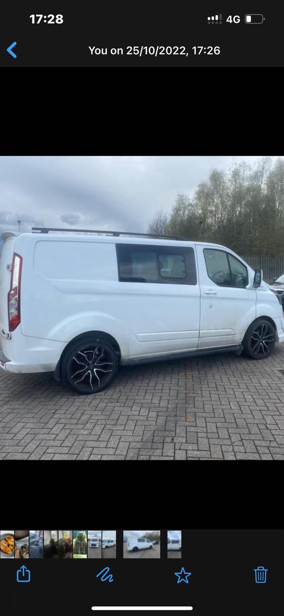 Mates van stolen off his drive Monday night from Bonet Lane at Brinsworth. Please share.  Absolute fuckin scum.
