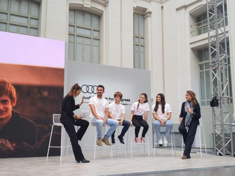 En el #AudiSummit For Progress, los #Jovenes también han sido protagonistas gracias a la iniciativa <a href="/Audi_Prensa/">Audi Prensa</a> Creativity Challenge. Ya, en marcha, la 8ª edición en audicrea.com, a la que puedes apuntarte. <a href="/CaitaM/">Caita Montserrat</a>
