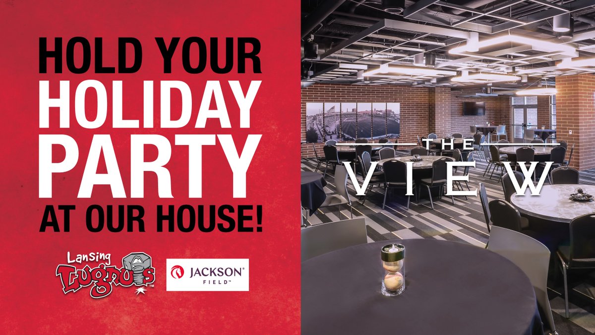 With the holidays quickly approaching, come enjoy our view from 𝑻𝒉𝒆 𝑽𝒊𝒆𝒘❗️⚾️Named after the extraordinary view of Jackson® Field™, the venue offers package pricing &amp; full-service catering❗️🎉Book your holiday party or special event today❗️🎄🦃

➡️: atmilb.com/3D9QXVV