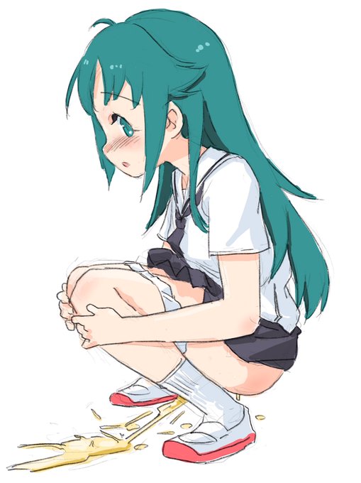 R-18のようなギリそうでもないような⋯⋯? JC南条ちゃんの野ションシチュ。 