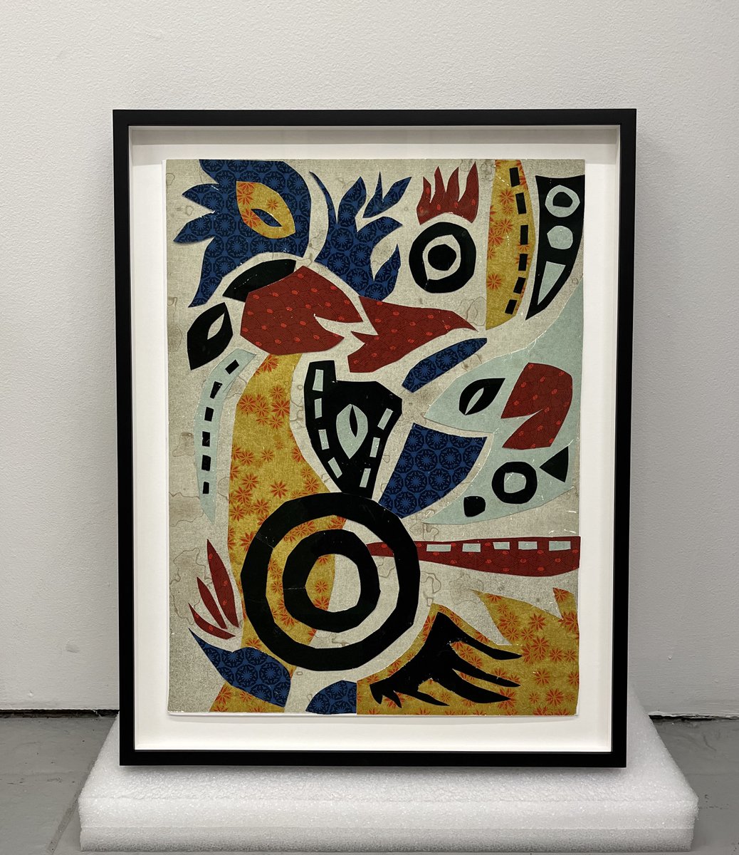 emilyxxie's tweet image. The "Away from Keyboard" original piece will be shipped out soon to the token holder that won it. @yukokosaka did such a marvelous job with the framing. Thanks @eli_schein and @proof_xyz for organizing this.