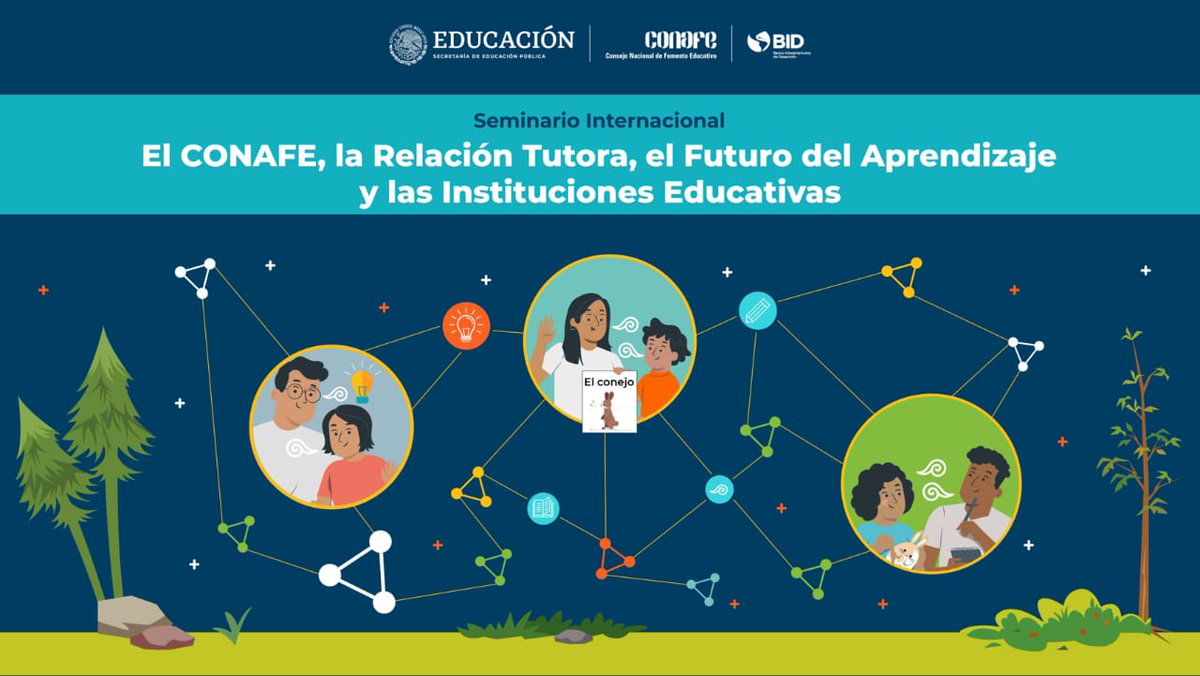 SlpConafe's tweet photo. Este próximo jueves 27 de octubre, te invitamos a participar en la apertura del Seminario Internacional. "El #CONAFE, la relación tutora, el futuro del aprendizaje y las instituciones educativas". En el que contaremos con grandes expertos que compartirán aprendizajes.
¡No faltes! https://t.co/aDp6BES5Ja
