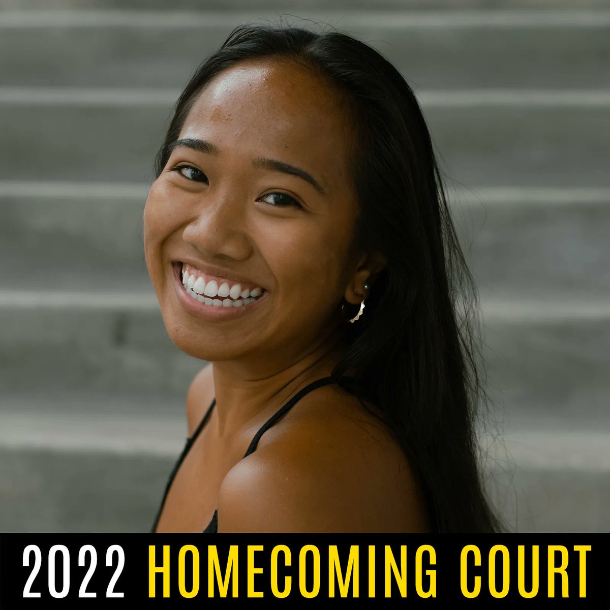 UIStudentLife's tweet photo. Introducing Jordan Geriane, a member of the 2022 Homecoming Court! Jordan is a fourth year from North Aurora, Illinois double majoring in English &amp; creative writing and gender, women, &amp; sexuality studies. See https://t.co/WMXT8Z9mD4 for Jordan's full profile.🖤💛 #uiowaHomecoming https://t.co/WCI60jNBJL