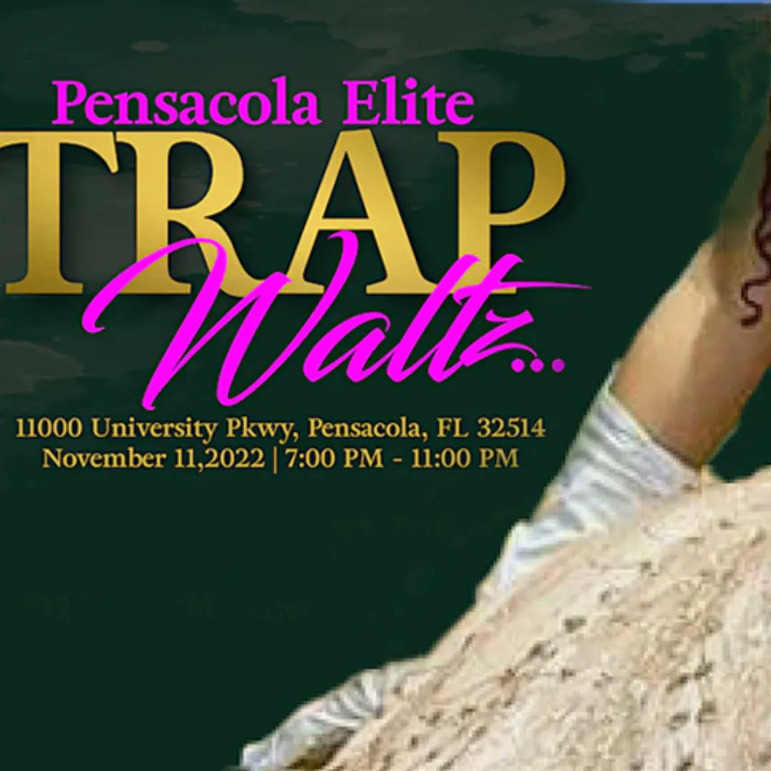 Pensacola Tigers Elite Dance will be performing "Trap Waltz" for their Friend of Foo event in the Regency Era style decorated space. The evening includes dinner, live music &amp; tunes from <a href="/TheMadViolinist/">Ashanti Floyd</a>. 👉 bit.ly/3gGveNN 

📆 Nov. 11
⏰ 7-11pm 
📍 <a href="/UWF/">UWF</a> Conference Center