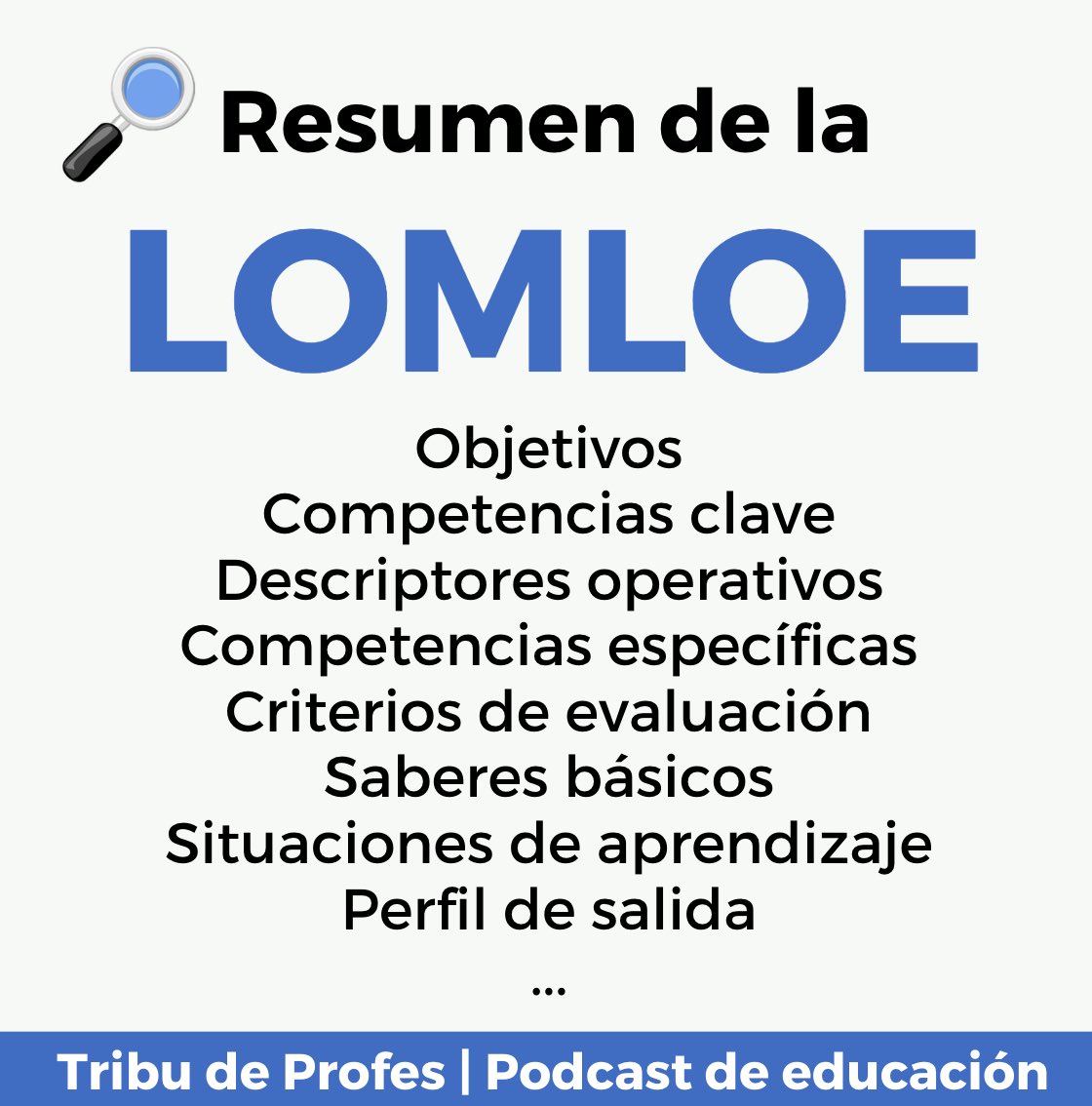 serendipium's tweet photo. Resumen de la #LOMLOE aquí 👉🏼 https://t.co/cLL6gegPiU

O busca “Tribu de Profes” en tu app de #podcast.

Por cierto, hoy te recomiendo seguir la cuenta @EscuelaDeMstrxs 🥰 https://t.co/CRrUwvJVnV