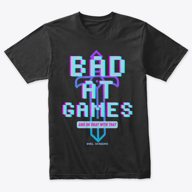 indieRift's tweet photo. You know...it is OKAY to be bad at games. Now you can tell people just that!
Check out our Bad at Games (and im okay with that) shirt on our shop.
https://t.co/pYm5AxDpAo
#gamingshirt #gamerclothes #indiegames https://t.co/KgxcGkwx6d