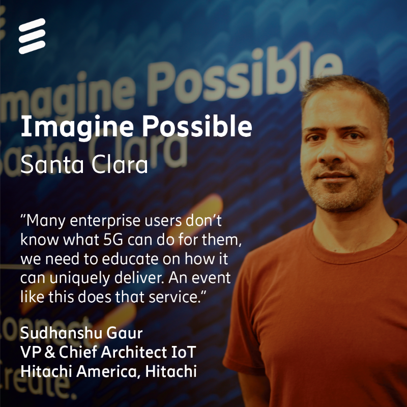 ericsson's tweet photo. Fresh off the stage last week we asked some of the speakers their takeaways from #ImaginePossible Santa Clara.

📌 Enjoy highlights from industry leaders at @hitachiastemo, @IKEAUSA, @MichaelModon from @tiktok_us, @unity, @OttoBerkes CEO of @HireRoadHR and many more

#ImagineLive