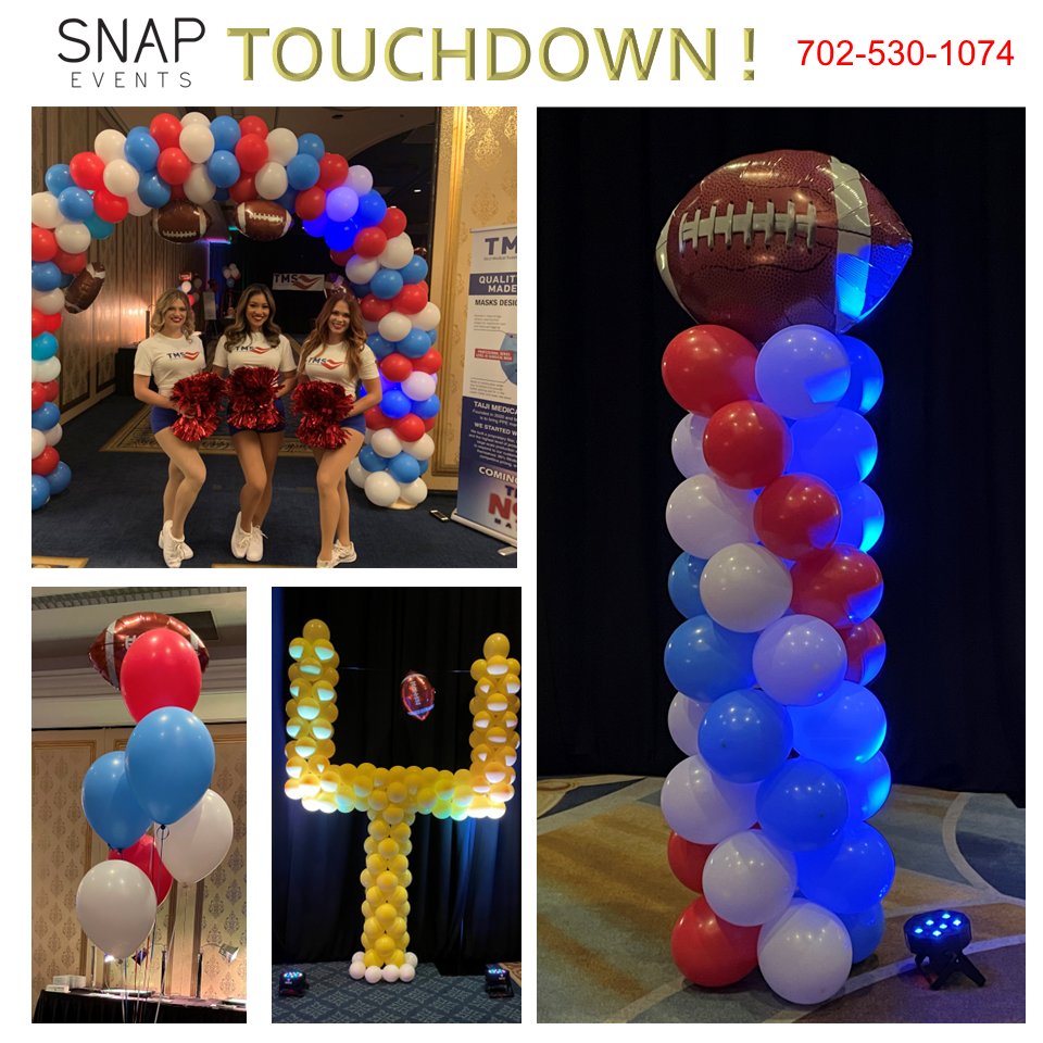 SnapEventsLV's tweet photo. If you've got the chips, we've got the decor!
#lasvegas #footballgames #eventprofs #parties #touchdown #cheerleaders #LEDBalloonsarecool #Lightchasing #wow #football
'Tis the season for Football and Football PARTIES https://t.co/RO62ct2GWn
