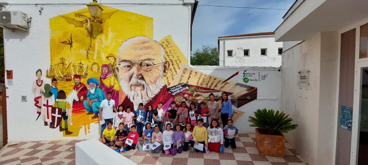 AytoArjona's tweet photo. 🍂 OTOÑO CULTURAL ARRANCA CON EL TALLER "EL ARTE Y LA ESCRITURA"

👉En la primera actividad ha participado el alumnado de 3º de Primaria CEIP "S. Bonoso y S. Maximiano" que han recibido un taller de animación a la lectura a través del arte. 

🌐 Más info https://t.co/E45ao3C2BP https://t.co/Gf9tbU8Goz
