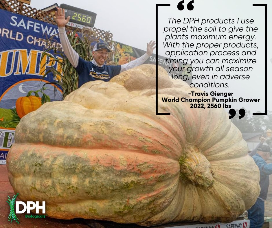 After using DPH's biological portfolio, Travis Gienger noticed his plants had developed "massive and elaborated" roots and improved early vigor. It wasn't until September when he realized he had a champion in his field. 

#DPHBiologicals #SP1Classic #CompanionWP #biologicals
