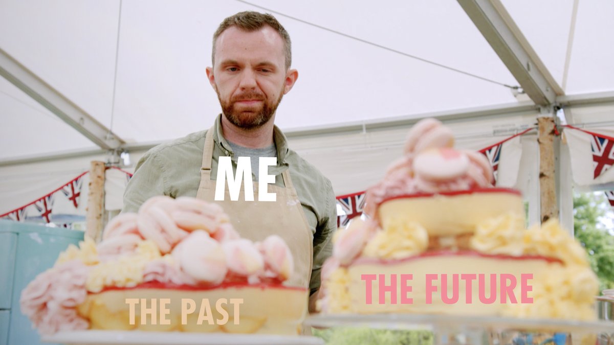 Every moment is a future past. #ThursdayThoughts #GBBO