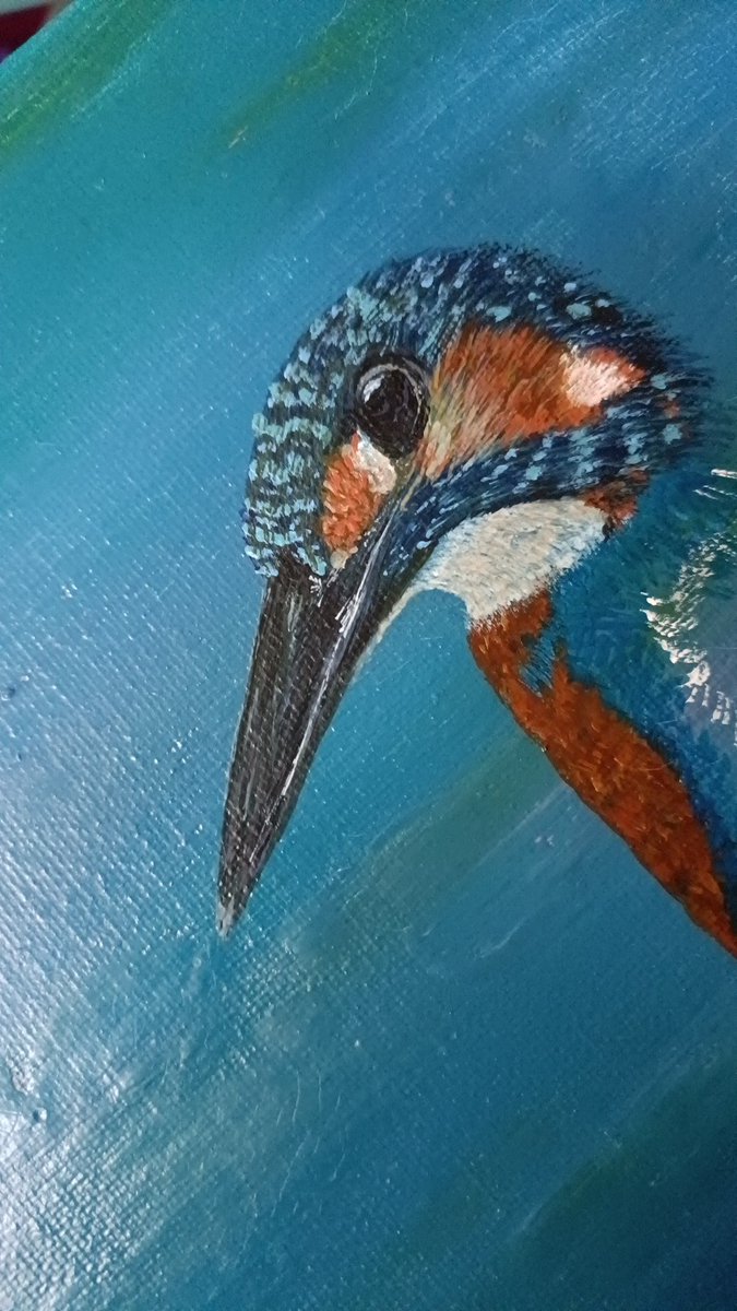bitsofbtanicals's tweet photo. My latest work in progress.. Absolutely loving the intricacy, the colours against something already blue &amp; the utter beauty of this bird! 

#bitsofbotanicals #artist #modernart #painting #art #artwork #watercolour #mixedmediaart #artcollector #contemporaryart #artgallery https://t.co/PKAuQlbN3a
