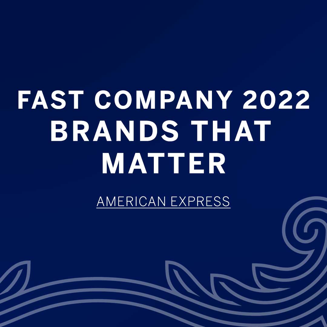 American Express on Twitter honored us as part of their