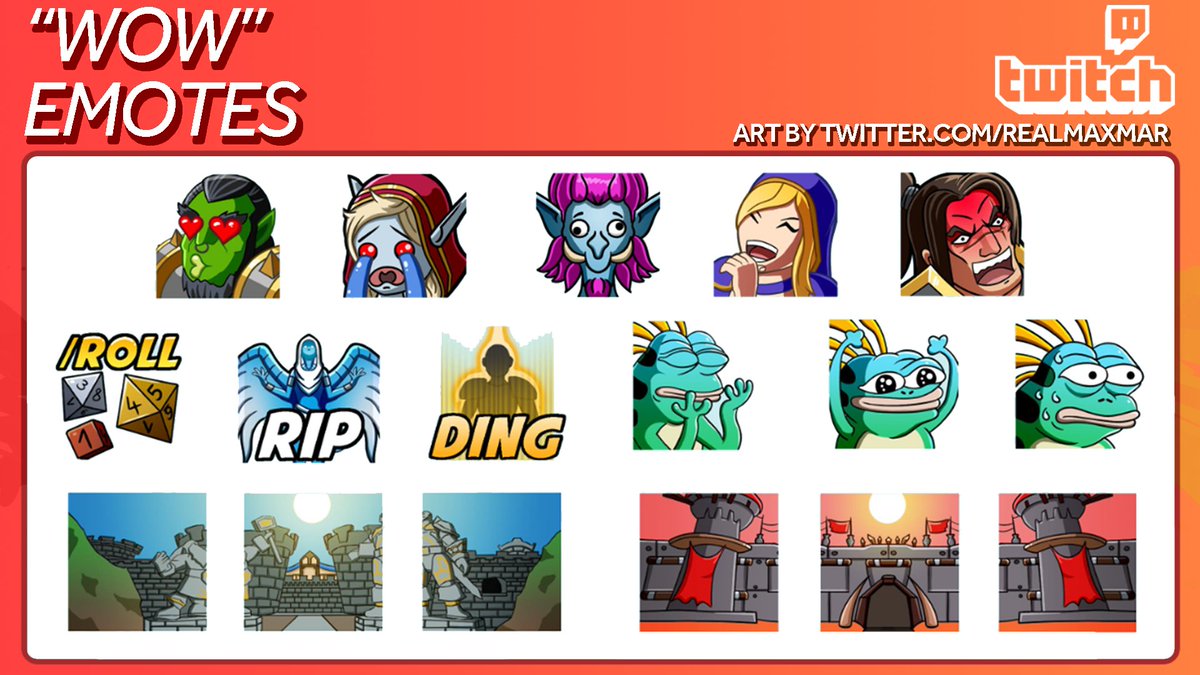 RealMaxMar's tweet image. The WoW Emotes are now available on my ko-fi shop.
They are still free. Tips are appreciated, but obviously not needed👍
ko-fi.com/maxmararts/shop