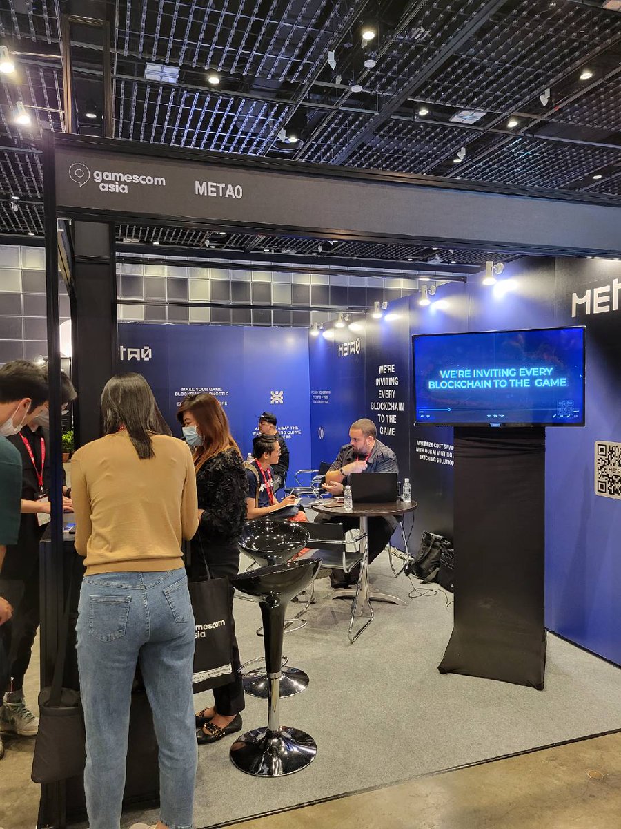 TheJaFung's tweet photo. Thanks for having me as keynote speaker #gamescomasia2022, lots of interest in Web3 gaming here!

Thank you Singapore's Minister of State, Ministry of Trade and Industry &amp; Ministry of Culture, Community, and Youth @alvinshtan for spending his valuable time to learn about #Meta0 https://t.co/GOxPF2blPY