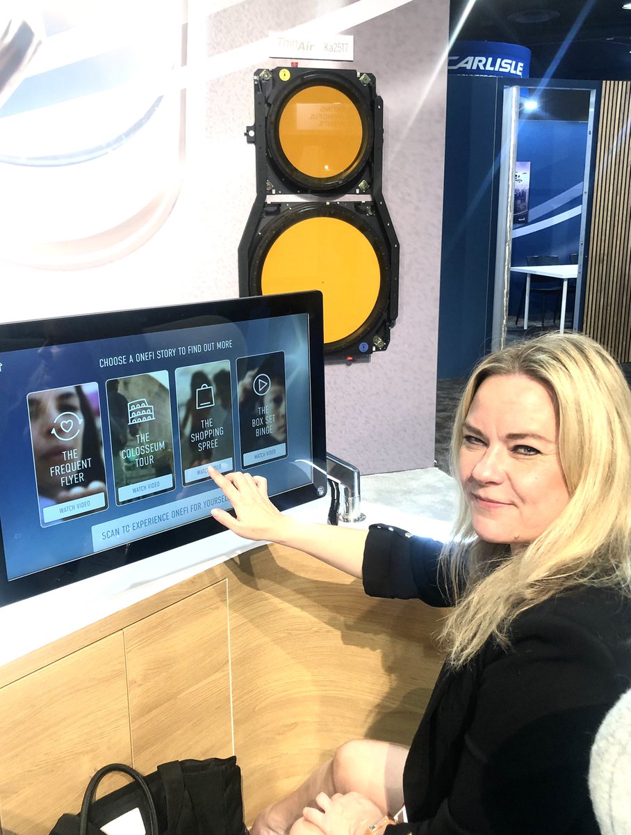 inflightmag's tweet photo. A great start to the @theAPEXassoc EXPO in Long Beach this morning with @InmarsatGlobal. Thank you for the great briefing William Huot-Marchand and Phil Harvey for the OneFi demonstration! @Satu_Dahl #inflightconnectivity #OneFi https://t.co/wAhAxXjzG4