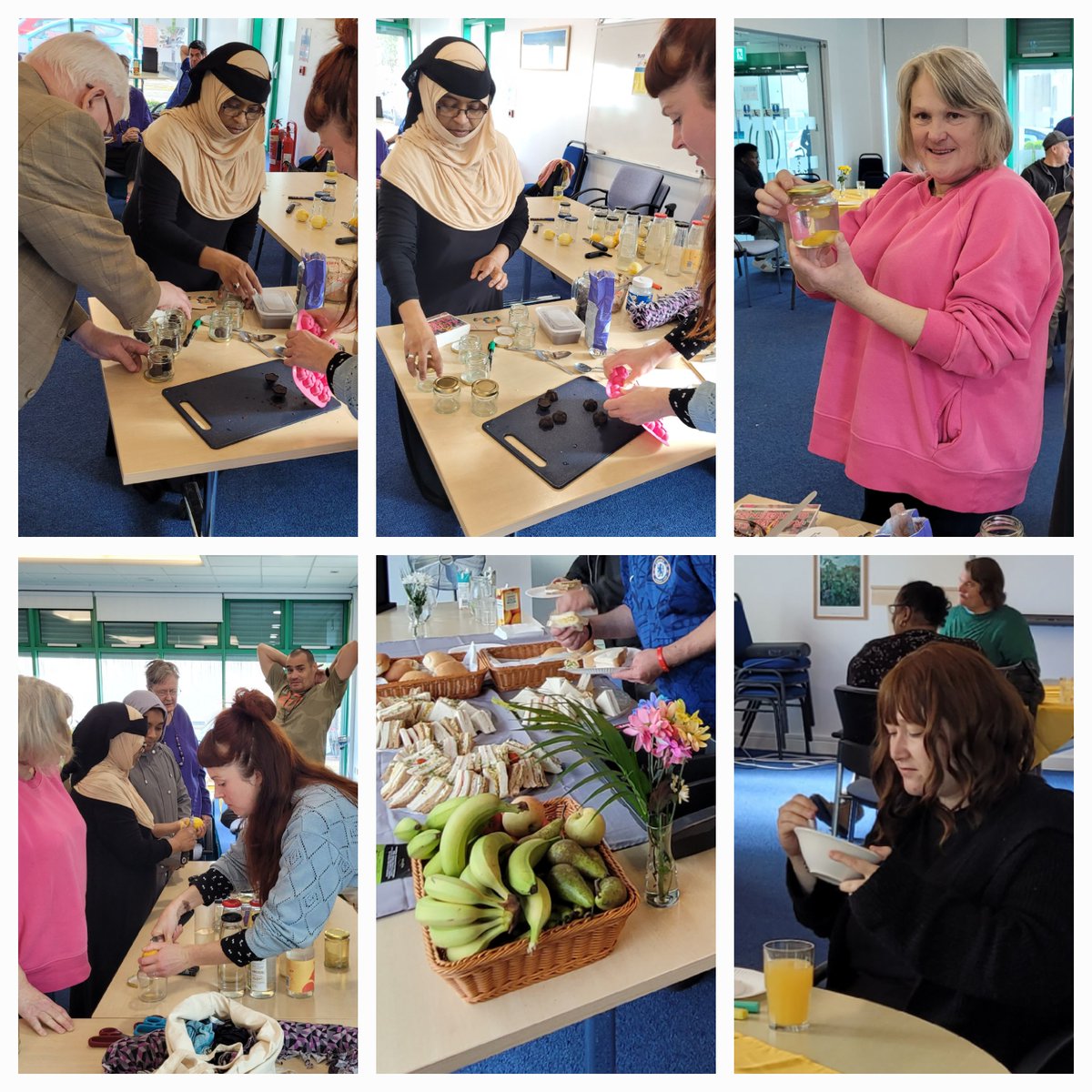ClareDickinson8's tweet photo. Today we launched our Winter Wellbeing Club @TaffHousing sponsored by @LCBConstruction 💚 18 Tenants enjoyed a hot soup&amp; refreshments whilst taking part in a eco workshop making draft excluders&amp;budget cleaning products. Thanks @swpolice for joining too! #warm&amp;fed #COL #together https://t.co/ywoyW2ifDP