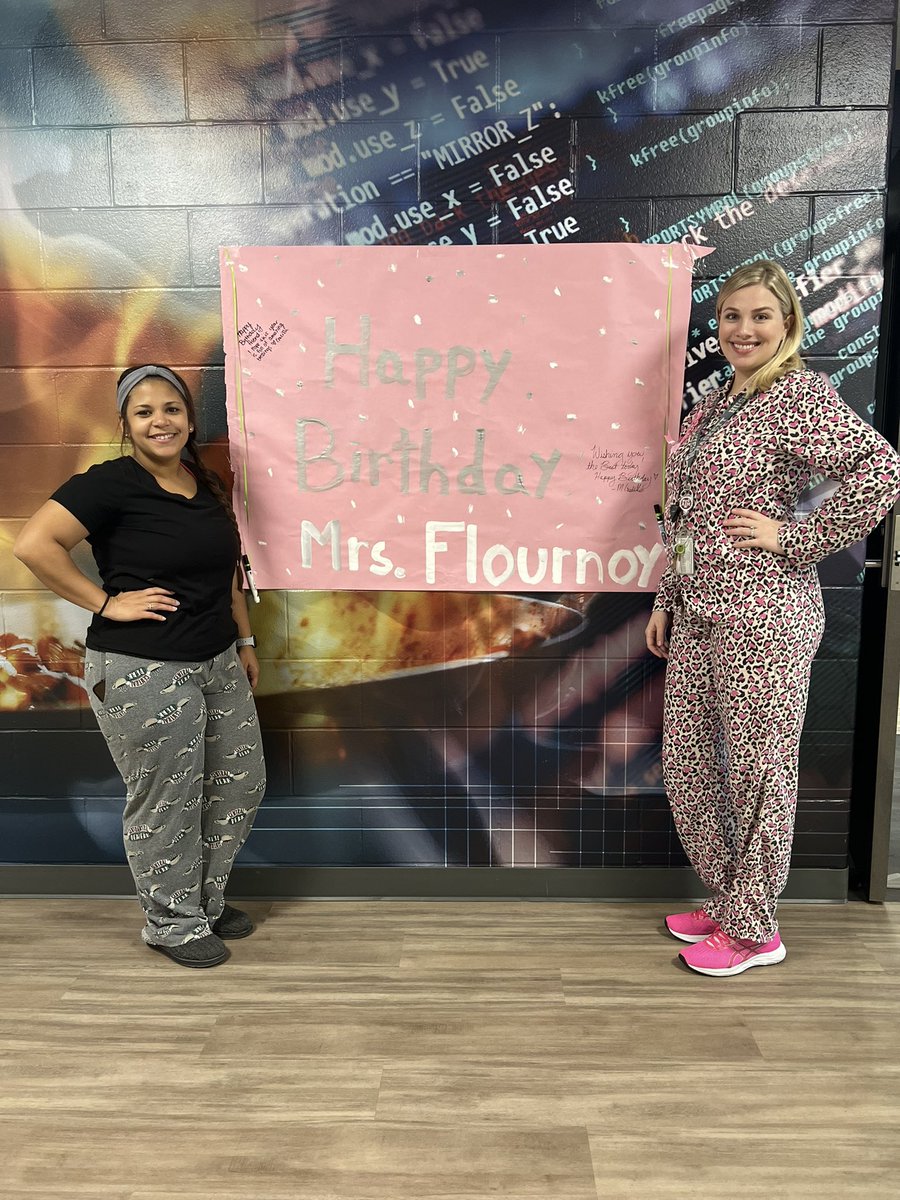 Mrs_Flournoy's tweet photo. Red Ribbon Week day 2! PJ day! @PrincipalPaz  @HaskettJH #wearehaskett https://t.co/xwJ9svid4E
