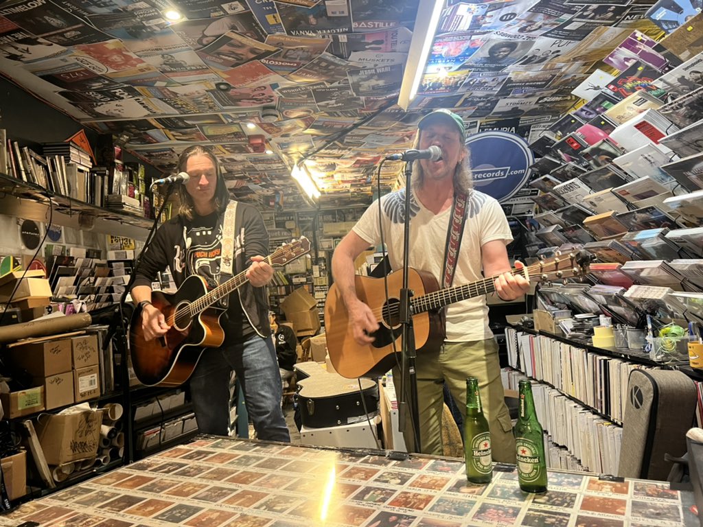 Tony Wright with a stripped back in-store this evening