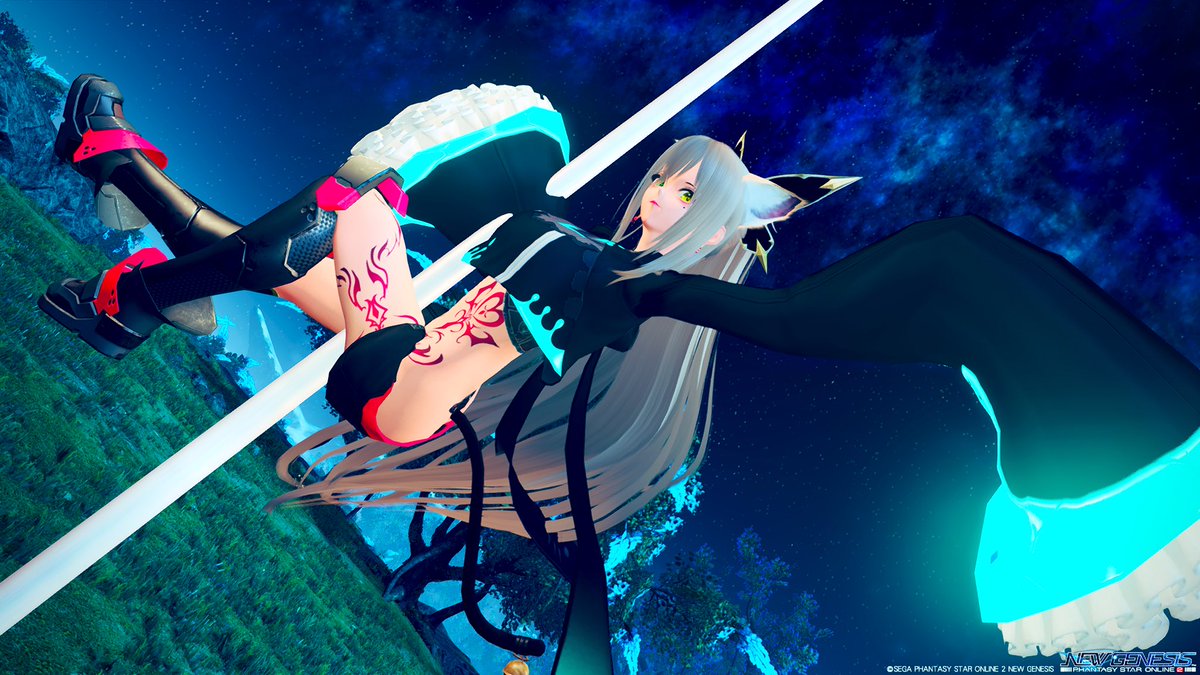 tihiro_f's tweet photo. お菓子くれないと…&amp;いただきにゃー！
#PSO2NGS_SS 
#メンテの日なのでssを貼る #ship7 

土曜日がお仕事だから、先だし(・Д・) https://t.co/Mc1uhGbtm2