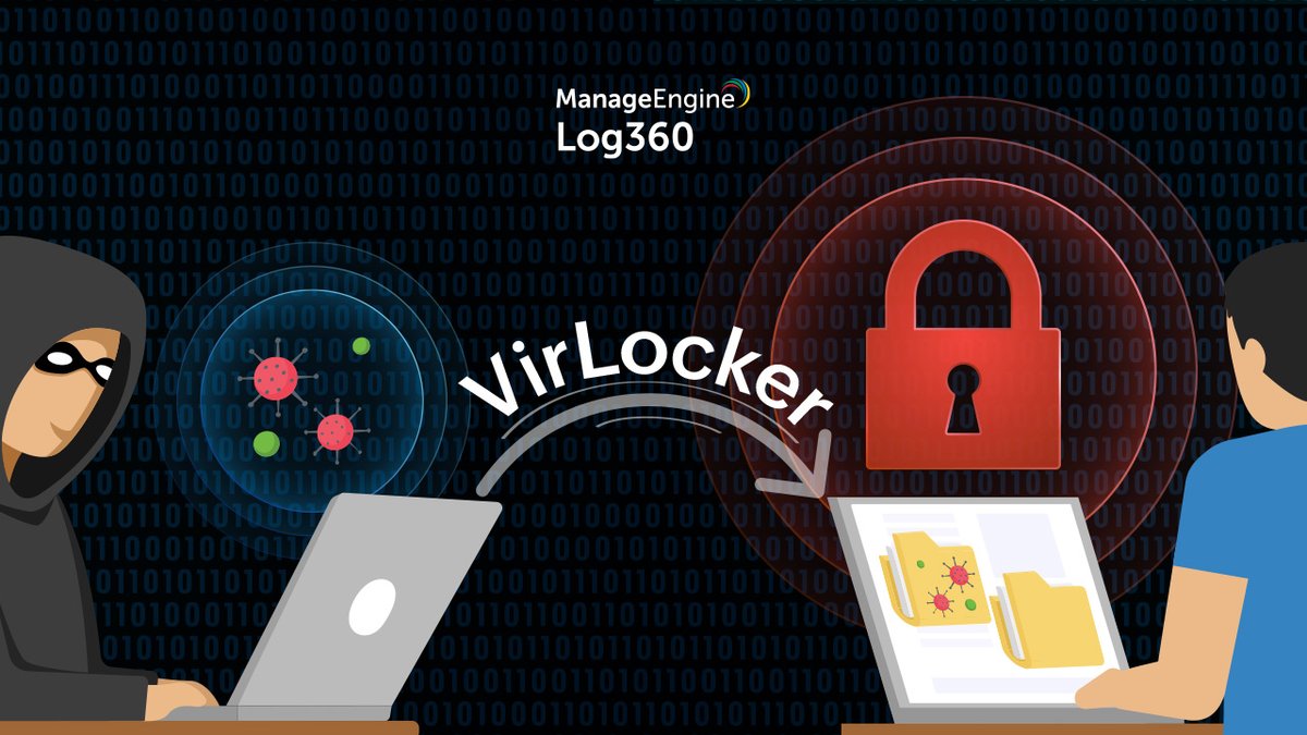 ManageEngineIAM's tweet image. Explore the polymorphic infector ransomware strain: VirLocker Ransomware. Read our blog now: zcu.io/4hR8

#ransomware #cyberattacks #Log360ForCybersec