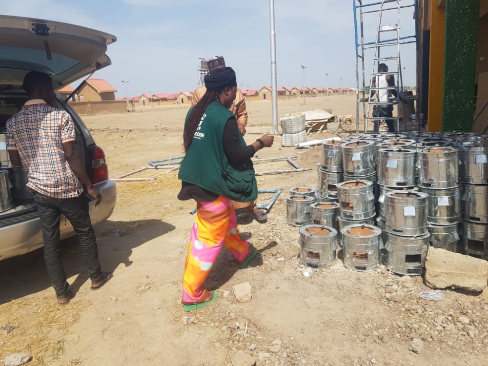 greencode12's tweet image. The 1st set of our improved fuel efficient stoves that uses either charcoal or firewood at a very reduced rate,with some protection,  health n climate change benefit is ready for distribution to the returning community in Mafa LGA. Thank to our partners n our FSL n Logistic team.