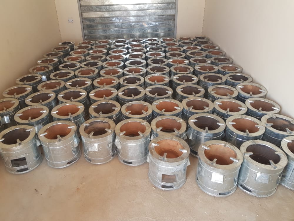 greencode12's tweet image. The 1st set of our improved fuel efficient stoves that uses either charcoal or firewood at a very reduced rate,with some protection,  health n climate change benefit is ready for distribution to the returning community in Mafa LGA. Thank to our partners n our FSL n Logistic team.