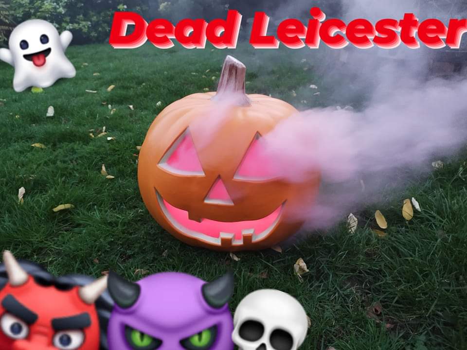 deadleicester's tweet photo. The light fades and the cold bites!
Black Annis prowls and Bernard the monk wonders the streets of Leicester 

We have a few tickets left for our 8pm shows this Sat and Sun, tickets only available below!
https://t.co/c6IbE5tr65
#Halloween #leicester #ghostour #lcfc @dmuleicester https://t.co/28OvJMMURs