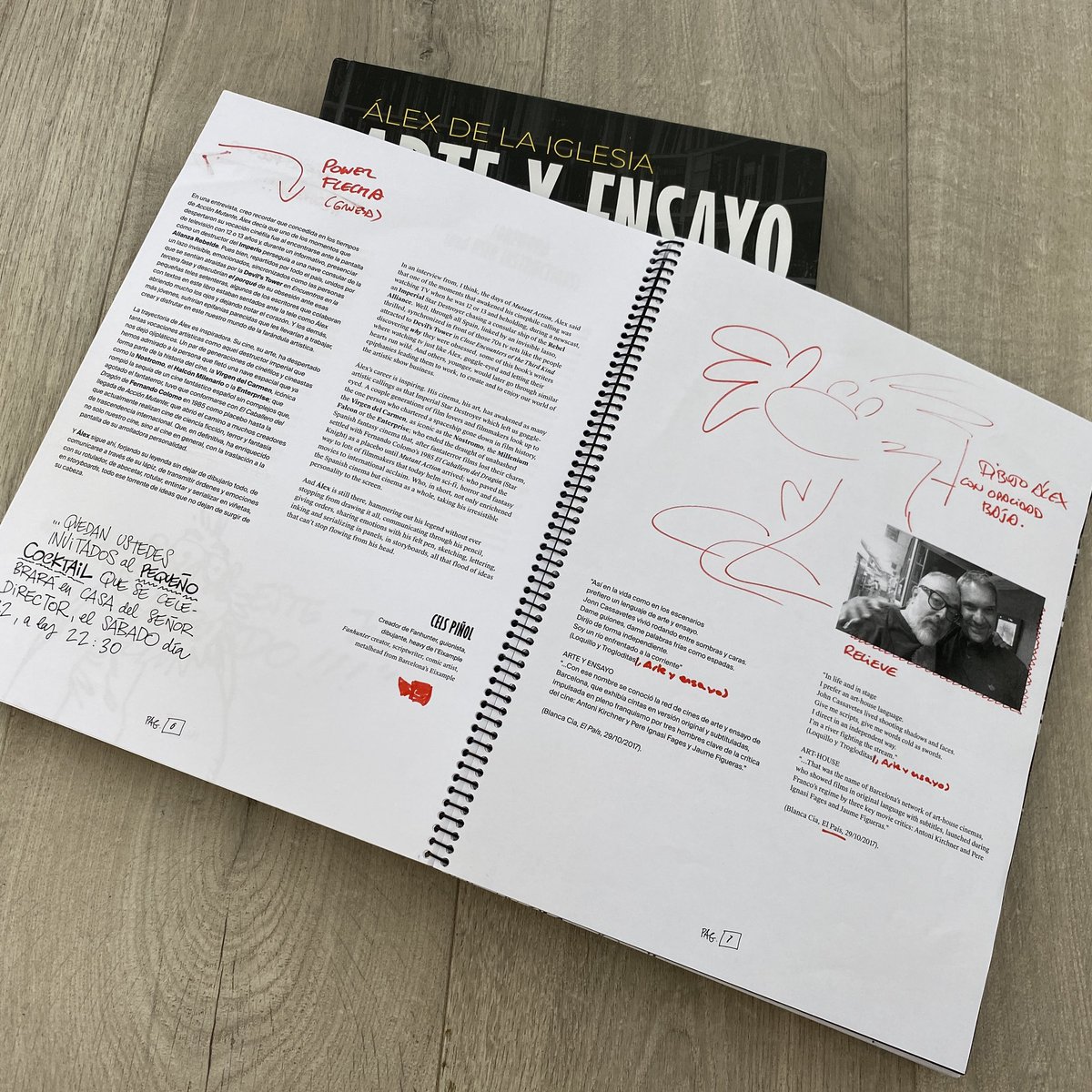 fanhunterworld's tweet photo. Viernes se estrena peli de Álex de la Iglesia: El cuarto pasajero 🚗. Y @celspinol nos ha cedido la primera MAQUETA que se hizo del libro que ha diseñado para Norma para sortear.
👉 Seguirnos y a @NormaEditorial + RT del Tweet. ¡Suerte!
Info del libro: https://t.co/7oiW4xd1jp https://t.co/Ye7T8NpD8l