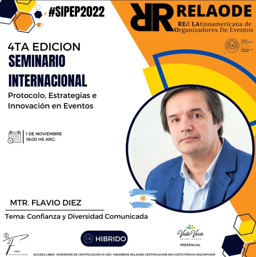 flaviomdiez's tweet photo. Les invito al 𝟒𝐭𝐨 𝐒𝐞𝐦𝐢𝐧𝐚𝐫𝐢𝐨 𝐈𝐧𝐭𝐞𝐫𝐧𝐚𝐜𝐢𝐨𝐧𝐚𝐥
𝐏𝐫𝐨𝐭𝐨𝐜𝐨𝐥𝐨, 𝐄𝐬𝐭𝐫𝐚𝐭𝐞𝐠𝐢𝐚𝐬 𝐞 𝐈𝐧𝐧𝐨𝐯𝐚𝐜𝐢ó𝐧 𝐞𝐧 𝐄𝐯𝐞𝐧𝐭𝐨𝐬
📆 Martes 1 Nov. 

🕜 16hs Arg

📩 Inscripción 
https://t.co/ZyEvo3Vkl5

#relaode #sipep2022 #quintinarrpp #redcomprofesionales https://t.co/klWBEtd4dl